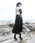 Asymmetric Houndstooth Ribbon Vest